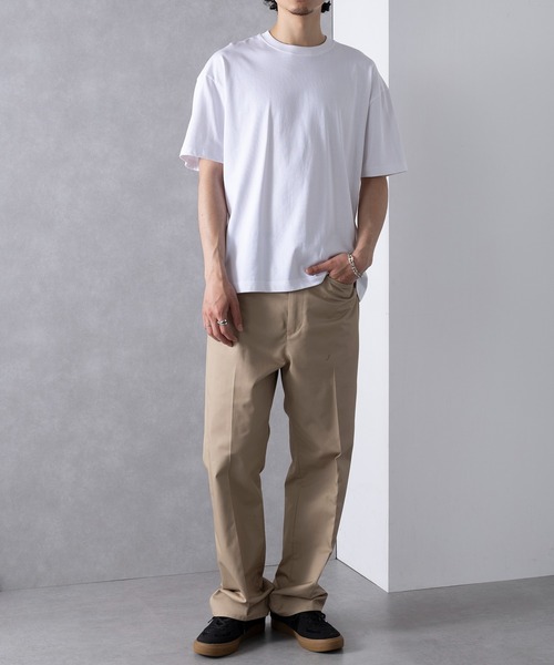 UNIVERSAL OVERALL(ユニバーサルオーバーオール)の「【UNIVERSAL OVERALL】UO 2PパックワイドヘビーウェイトショートスリーブTEE UVOP-002B(Tシャツ/カットソー・レディース・ブラック/グレー/ホワイト・S/M/L/XL)」の10枚目の写真
