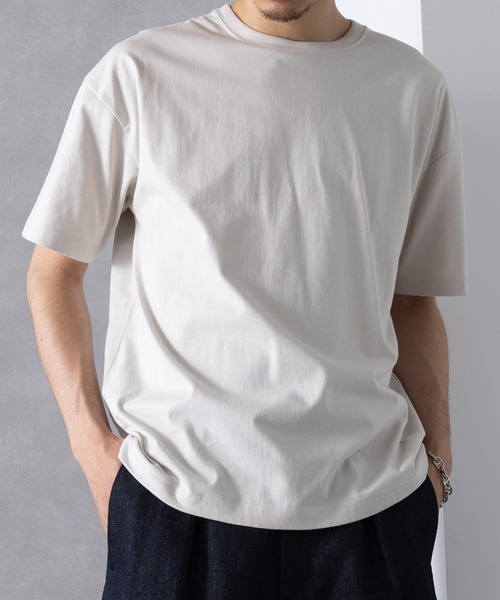 UNIVERSAL OVERALL(ユニバーサルオーバーオール)の「【UNIVERSAL OVERALL】UO 2PパックワイドヘビーウェイトショートスリーブTEE UVOP-002B(Tシャツ/カットソー・レディース・ブラック/グレー/ホワイト・S/M/L/XL)」の12枚目の写真