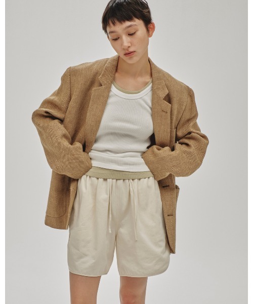 TODAYFUL（トゥデイフル）の「Seamless Rib Tanktop（タンクトップ・レディース・ホワイト/ライトグリーン/ベージュ系その他/ダークグレー/ネイビー・FREE）」の10枚目の写真