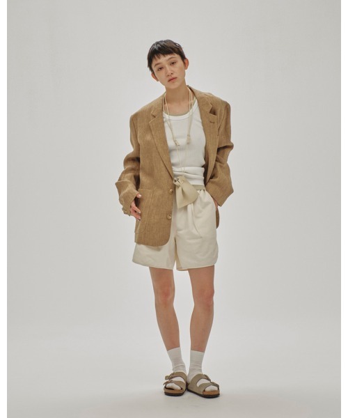 TODAYFUL（トゥデイフル）の「Seamless Rib Tanktop（タンクトップ・レディース・ホワイト/ライトグリーン/ベージュ系その他/ダークグレー/ネイビー・FREE）」の11枚目の写真