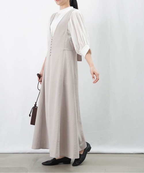 LUCA/LADY LUCK LUCA】千鳥柄サロペスカート（セール】LC/LLL バック  