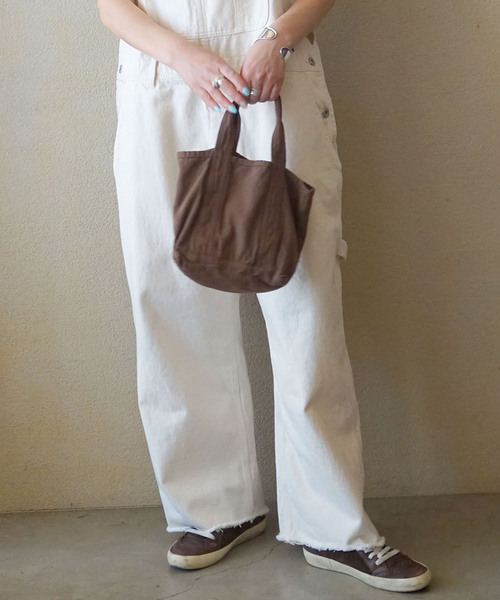 JOURNAL STANDARD LUXE(ジャーナルスタンダード ラックス)の「【ARMEN】CANVAS TOTE OVERDYE MINI(トートバッグ・レディース・ネイビー/ブラウン系その他・FREE)」の10枚目の写真