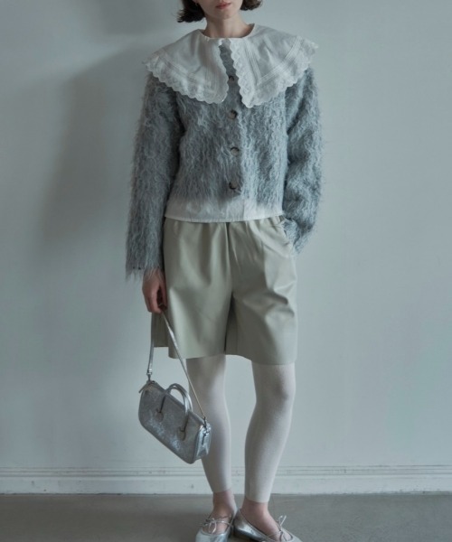ALORA THE WAY(アロラザウェイ)の「eco leather half pants(その他パンツ・レディース・クリーム/キャメル・MEDIUM/LARGE)」の8枚目の写真