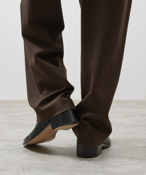 PADRONE(パドローネ)の「PADRONE パドローネ / BL SQUARE SIDE GORE BOOTS キップレザースクエアトゥサイドゴアブーツ 日本製 / PU8777-1102(ブーツ・メンズ・アッシュブラウン/ブラック・42/41/40)」の5枚目の写真
