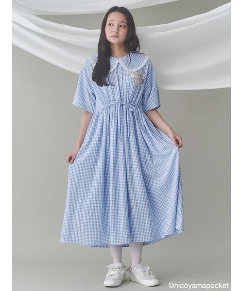 完売品タグ付きメリージェニーにこやまポッケおすわりコアラのぬいぐるみトート にこやまポッケ】おすわりコアラのぬいぐるみギンガムチェック