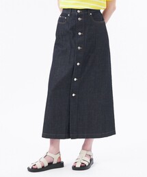 マッキントッシュフィロソフィー　デニムスカート コットンリネンデニムスカート(スカート)｜MACKINTOSH