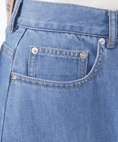 MACKINTOSH PHILOSOPHY（ﾏｯｷﾝﾄｯｼｭ ﾌｨﾛｿﾌｨｰ）の「コットンリネンデニムロングスカート（デニムスカート・レディース・ダークネイビー/ブルー・40/38/36/34）」の12枚目の写真