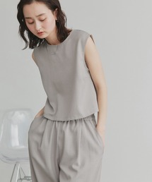 ad thie（アドティエ）の「ノースリーブ トップス ロングパンツ セットアップ（セットアップ）」