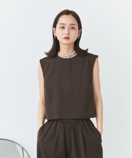 上下セットノースリーブトップスロングパンツ夏エレガント qs-lady518-03.jpg