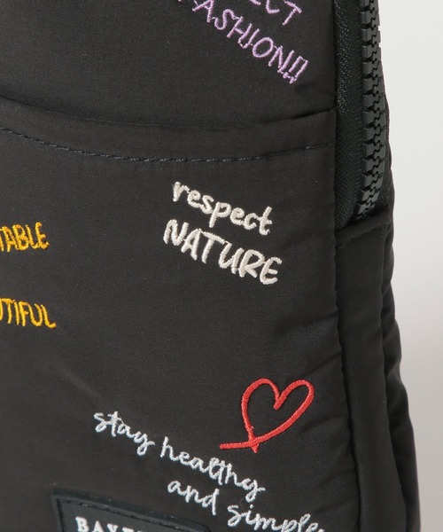 BAYFLOW（ベイフロー）の「刺繍ライトミニショルダー（ショルダーバッグ・レディース・ブラック系/ライトブルー/ブラック/ホワイト系・FREE）」の18枚目の写真