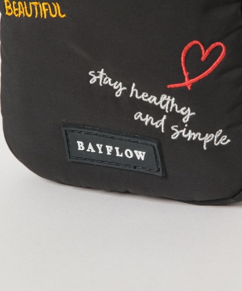 BAYFLOW（ベイフロー）の「刺繍ライトミニショルダー（ショルダーバッグ・レディース・ブラック系/ライトブルー/ブラック/ホワイト系・FREE）」の19枚目の写真