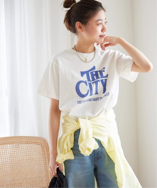 JOURNAL STANDARD relume（ジャーナルスタンダード　レリューム）の「《WEB限定追加2》CITYロゴTEE（Tシャツ/カットソー・レディース・ブラック系その他/ホワイト/ピンク・FREE）」の16枚目の写真