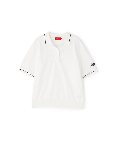 セール】【new balance golf】ハーフスリーブ ニット ポロシャツ