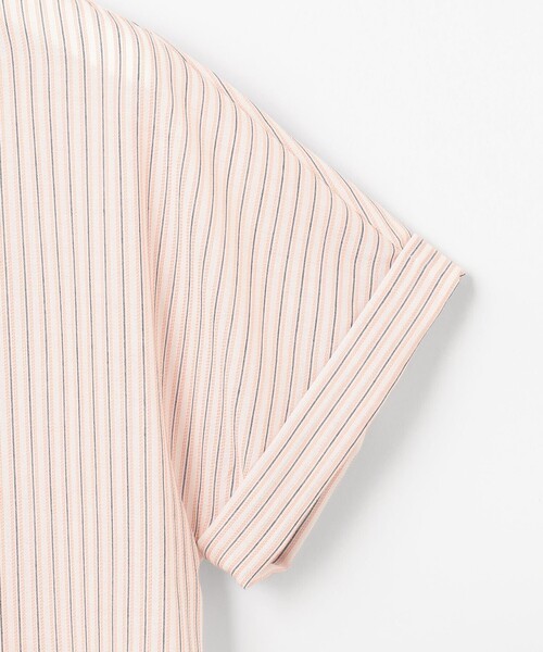 J.PRESS Ladies(J.プレス レディス)の「【洗える・接触冷感】ドビー強撚ストライプ シャツ ブラウス(シャツ/ブラウス・レディース・ネイビー系1/ピンク系1・XS)」の13枚目の写真