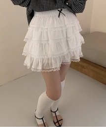 WEGO/フリルボリュームガーリースカートパンツ