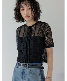 2WAYメッシュレーストップス