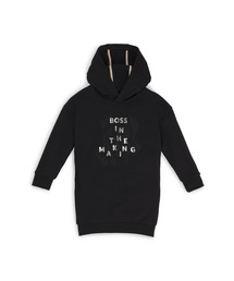 BOSS（ボス）の「キッズ フーディドレス ストレッチコットン シグネチャープリント（ワンピース）」