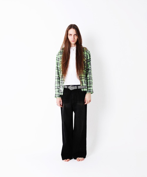 AFB（エーエフビー）の「SPANGLE SHIRTS（シャツ/ブラウス・メンズ・オレンジ/グリーン/ブラック/マルチ・M/L）」の15枚目の写真