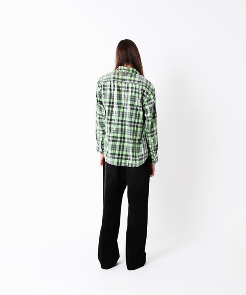 AFB（エーエフビー）の「SPANGLE SHIRTS（シャツ/ブラウス・メンズ・オレンジ/グリーン/ブラック/マルチ・M/L）」の16枚目の写真