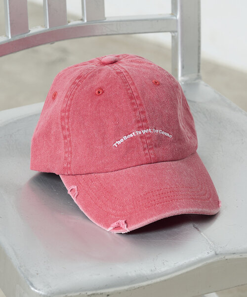 CIAOPANIC TYPY（チャオパニックティピー）の「ピグメントロゴ刺繍CAP（キャップ・レディース・グリーン/レッド/ネイビー/アイボリー・ONE SIZE）」の18枚目の写真