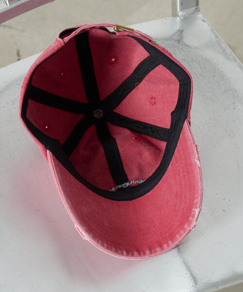 CIAOPANIC TYPY（チャオパニックティピー）の「ピグメントロゴ刺繍CAP（キャップ・レディース・グリーン/レッド/ネイビー/アイボリー・ONE SIZE）」の21枚目の写真