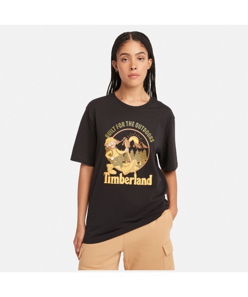 Timberland（ティンバーランド）の「半袖 グラフィック Tシャツ ユニセックス（Tシャツ/カットソー・メンズ・ブラック・X-LARGE/SMALL/LARGE/MEDIUM）」の2枚目の写真