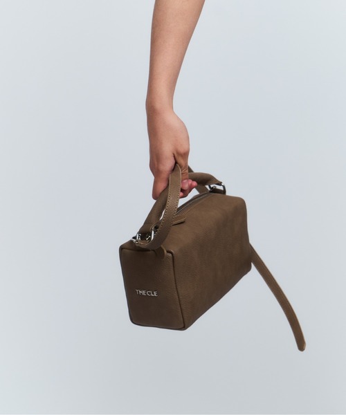 【未使用品】THE CLE ザクレ　BOX BAG ユニセックス　ブラウン 未使用品】THE CLE ザクレ BOX BAG ユニセックス ブラウン