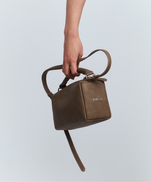 【未使用品】THE CLE ザクレ　BOX BAG ユニセックス　ブラウン BOX BAG（ハンドバッグ）｜THE CLE（ザクレ）のファッション通販