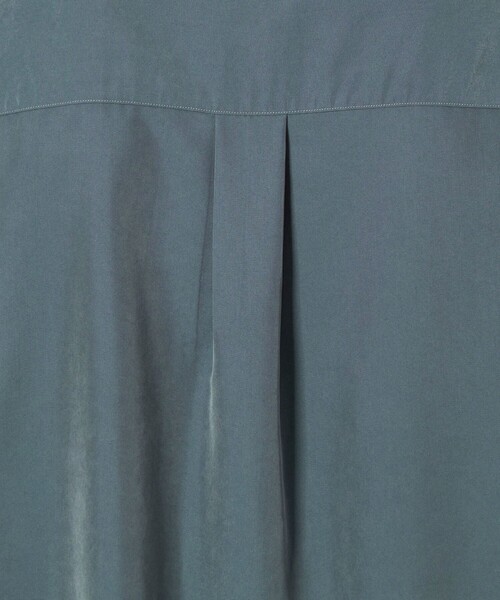 Steven Alan（スティーブンアラン）の「＜Steven Alan＞ ドレープ レギュラーカラー ショートスリーブ シャツ STANDARD LOOSE BOX（シャツ/ブラウス・メンズ・ライトグレー/ブラック/グレー・S/M/L/XL）」の22枚目の写真