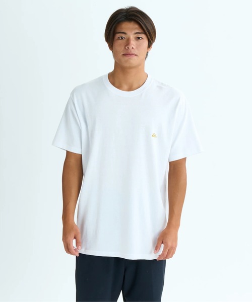 Quiksilver(クイックシルバー)の「MW ATS ST/クイックシルバーレギュラーフィットワンポイント半袖Tシャツ(Tシャツ/カットソー・メンズ・ホワイト/ブラック/インディゴブルー・X-LARGE/LARGE/MEDIUM/SMALL)」の2枚目の写真