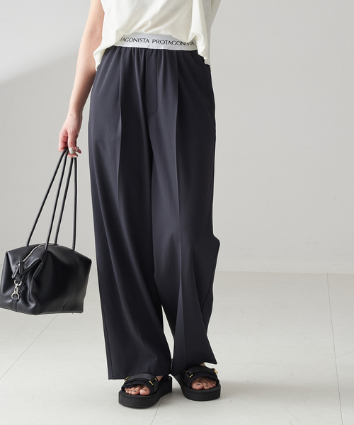 PROTAGONISTA（プロタゴニスタ）の「【PROTAGONISTA/プロタゴニスタ】PNT-PT-19：パンツ（スラックス・レディース・ブラック/ブラウン・X-SMALL）」の20枚目の写真