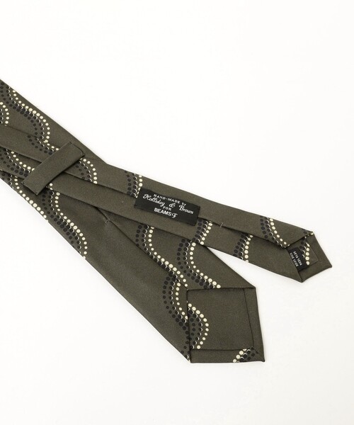 BEAMS F × Holliday&Brown プリントネクタイ BEAMS F（ビームスF）Holliday & Brown / シルク ペイズリー