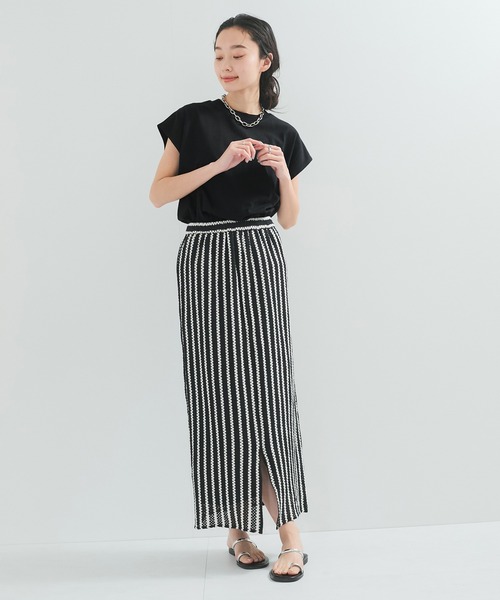 STAR&STRIPE(スターアンドストライプ)の「【STAR&STRIPE(スター&ストライプ)】NOSLEEVE CREW(Tシャツ/カットソー・レディース・オレンジ/チャコールグレー/ホワイト/ブラック・M)」の22枚目の写真