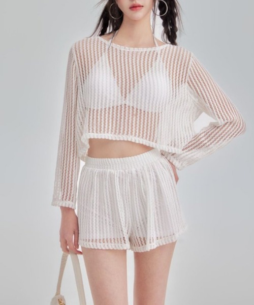 セール】【MAGASIN DE MODE Onjna】シアートップス＆ボトム付き