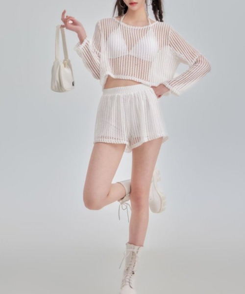 セール】【MAGASIN DE MODE Onjna】シアートップス＆ボトム付き
