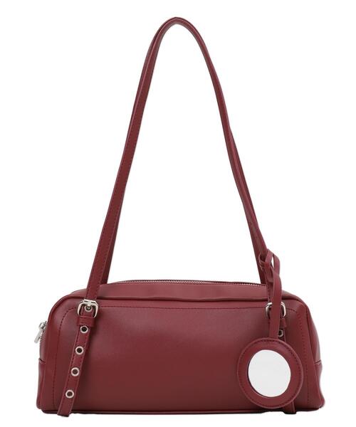 WEGO（ウィゴー）の「WEGO/ミラー付きボストンバッグ（ボストンバッグ・レディース・ブラック/ライトピンク/ホワイト/レッド・FREE）」の19枚目の写真