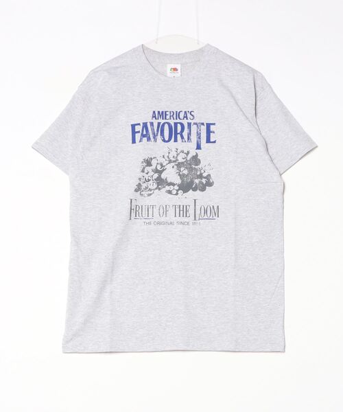 FRUIT OF THE LOOM(フルーツオブザルーム)の「【FRUIT OF THE LOOM/フルーツオブザルーム】Print T-shirt G(Tシャツ/カットソー・レディース・ホワイト/ブラック/グレー・M/L)」の3枚目の写真