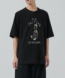 シンヤコヅカ 犬Tシャツ SHINYA KOZUKA(シンヤコヅカ) 25SS MY INITIAL DRAWING 2