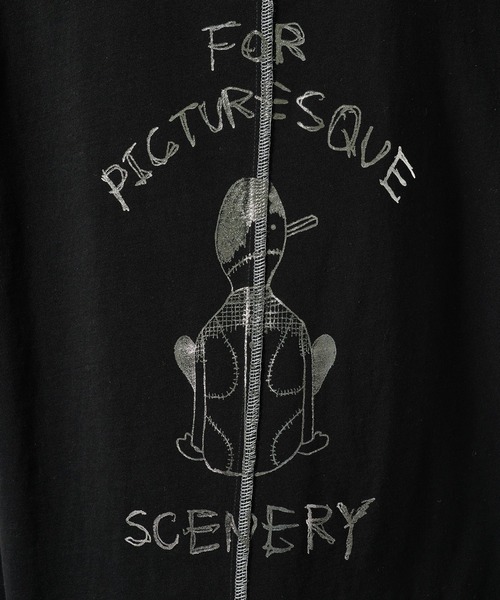 SHINYAKOZUKA（シンヤコヅカ）の「【SHINYAKOZUKA】別注 MY INITIAL DRAWING（Tシャツ/カットソー・メンズ・ホワイト/ブラック・L/M）」の18枚目の写真