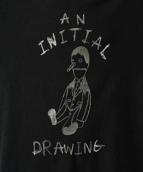 SHINYAKOZUKA（シンヤコヅカ）の「【SHINYAKOZUKA】別注 MY INITIAL DRAWING（Tシャツ/カットソー・メンズ・ホワイト/ブラック・L/M）」の22枚目の写真