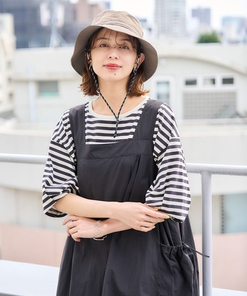 studio CLIP(スタディオクリップ)の「【撥水】UVポケッタブルハット(ハット・レディース・カーキ/ブラック/アイボリー・FREE)」の17枚目の写真