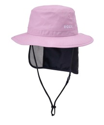 ROXY（ロキシー）の「MINI BURNING SUN/ロキシーキッズストラップ付き日焼け止め撥水ナイロンハット（ハット）」