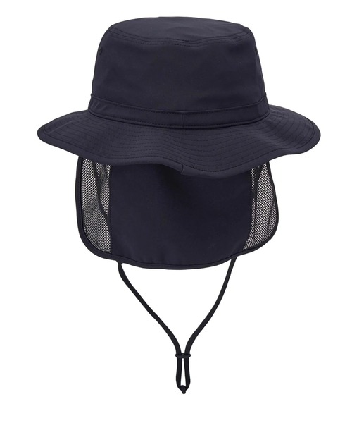 ROXY（ロキシー）の「MINI BURNING SUN/ロキシーキッズストラップ付き日焼け止め撥水ナイロンハット（ハット・キッズ・ブラック/ピンク/グリーン・FREE）」の4枚目の写真