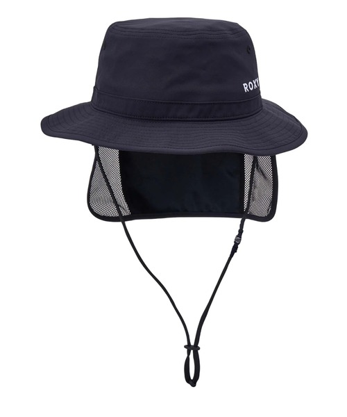 ROXY（ロキシー）の「MINI BURNING SUN/ロキシーキッズストラップ付き日焼け止め撥水ナイロンハット（ハット・キッズ・ブラック/ピンク/グリーン・FREE）」の5枚目の写真