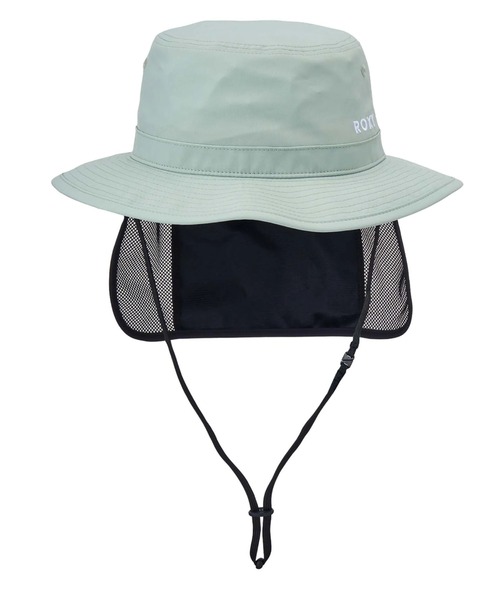 ROXY（ロキシー）の「MINI BURNING SUN/ロキシーキッズストラップ付き日焼け止め撥水ナイロンハット（ハット・キッズ・ブラック/ピンク/グリーン・FREE）」の8枚目の写真
