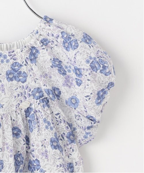 petit main（プティマイン）の「【スマイル/速乾】袖バルーンワンピ（ワンピース・キッズ・ラベンダー/チャコール/ブルー/クリーム・80ｃｍ/130cm/100cm/120cm/90cm/110cm）」の14枚目の写真