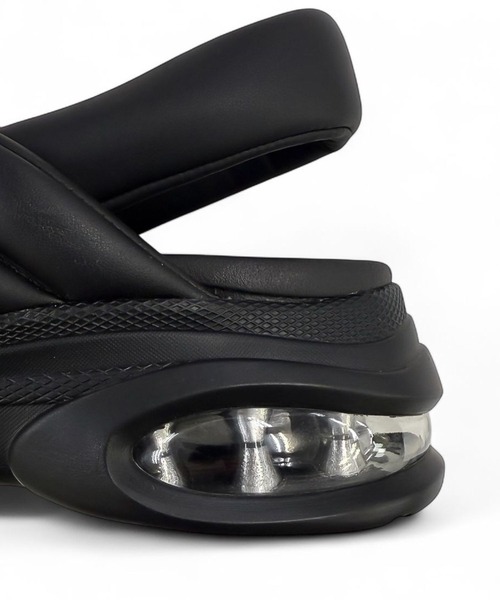 Sugar Sugar（シュガーシュガー）の「クッション ソール サンダル【SUGAR SUGAR シュガーシュガー】5900 厚底　スニーカー（サンダル・レディース・ホワイト/ブラック/ブラック×ホワイト・LL/S/M/L）」の10枚目の写真