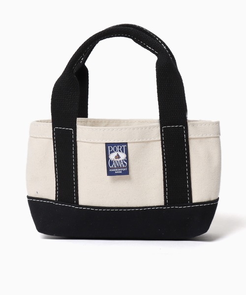 PORT CANVAS(ポートキャンバス)の「PORT CANVAS/ポートキャンバス mini TOTE BAG トート ミニバッグ(トートバッグ・レディース・ホワイト系3/ホワイト系1/ホワイト系2・FREE)」の7枚目の写真
