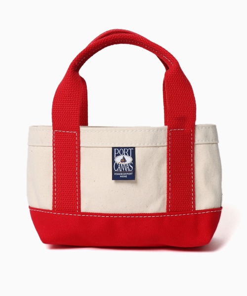 PORT CANVAS(ポートキャンバス)の「PORT CANVAS/ポートキャンバス mini TOTE BAG トート ミニバッグ(トートバッグ・レディース・ホワイト系3/ホワイト系1/ホワイト系2・FREE)」の9枚目の写真