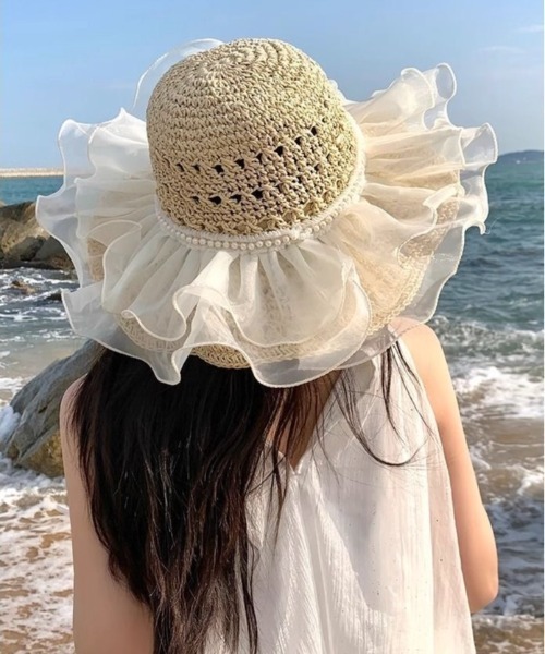 新品 フォクシー  ミスリン 麦わら帽子 ハット ☆美品☆ DAISY LIN デイジーリン☆麦わら帽子 ハット